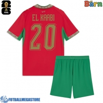 Fotballdrakt Barn Marokko Ayoub El Kaabi #20 Hjemmedraktsett VM 2026 Kortermet (+ Korte bukser)